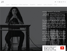 Tablet Screenshot of jonstinson.com